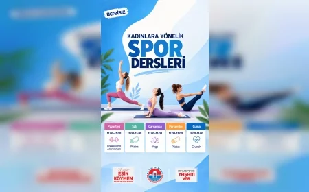 Maltepe Belediyesi’nden kadınlara ücretsiz spor desteği: Dört farklı branşta dersler başlıyor