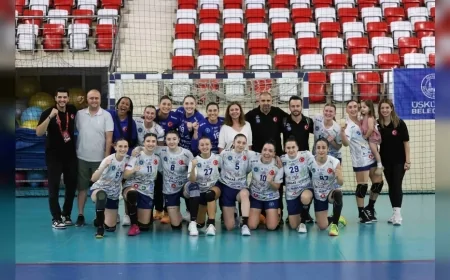 Bursa Büyükşehir Belediyespor İstanbul deplasmanında Üsküdar Belediyespor’u 30-27 mağlup etti