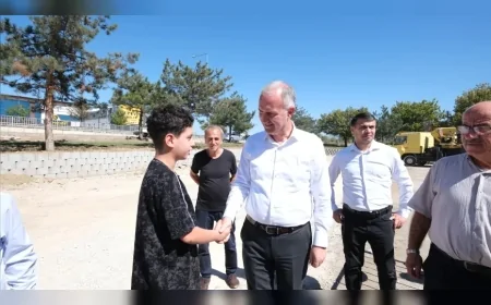İnegöl Belediye Başkanı Alper Taban: “Ertuğrulgazi Caddesine 165 araçlık düzenli otopark hazırlıyoruz”