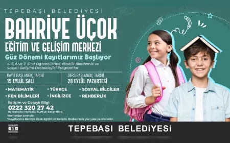 Tepebaşı Belediyesi öğrenciler için güz dönemi eğitim desteği kayıtlarını başlatıyor