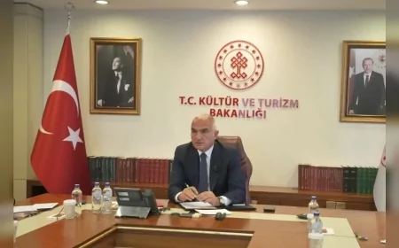 Kültür ve Turizm Bakanı Mehmet Nuri Ersoy: “Filistin halkının haklı mücadelesinin yanında durmaya devam edeceğiz”