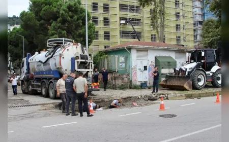 Giresun’da asbest içme suyu borularının değişiminde ikinci etap tamamlanıyor