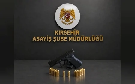 Kırşehir İl Emniyet Müdürlüğü ekiplerinden asayiş uygulaması: Silah ve uyuşturucu ele geçirildi