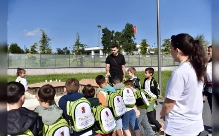 Altıeylül’de minik öğrenciler Balıkesir’in mimari mirasını minyatürlerle keşfetti