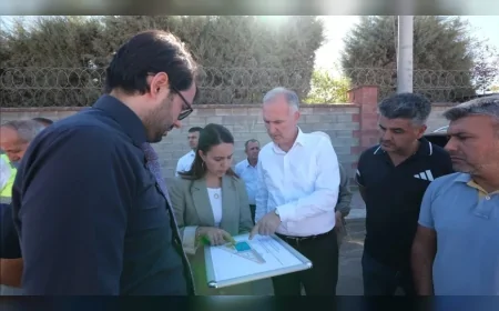 İnegöl Belediye Başkanı Alper Taban: “Yeni Mahalle’de semt sahasını eylül sonuna kadar tamamlamayı hedefliyoruz”