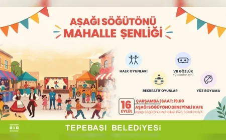 Tepebaşı’nda mahalle şenliklerinin yeni adresi Aşağı Söğütönü olacak