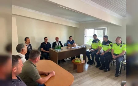 Bozdoğan’da servis şoförleriyle öğrenci güvenliği ve taşımalı eğitim toplantısı yapıldı