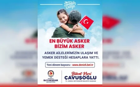 Denizli Büyükşehir Belediye Başkanı Bülent Nuri Çavuşoğlu: “Bu şehirde dayanışmayı büyütecek, kimseyi yalnız bırakmayacağız”