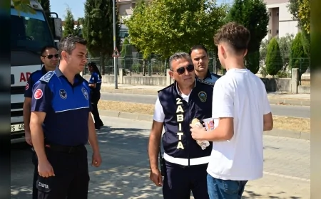 Manisa’da okul çevrelerinde gıda denetimleri sıklaştırıldı, seyyar satış noktaları kontrol edildi