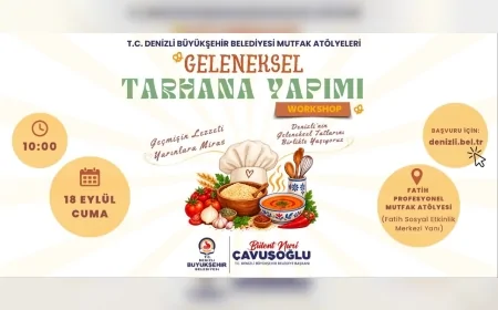 Denizli Büyükşehir geleneksel mutfak kültürünü atölyelerle gelecek kuşaklara taşıyacak