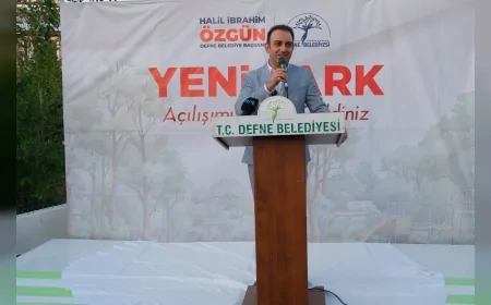 Defne Belediye Başkanı Halil İbrahim Özgün: “Duygu Kerimoğlu’nun adını Defne’mizin yeşiline emanet ediyoruz”