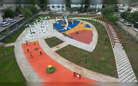 Adıyaman’da Denizli Büyükşehir Belediyesi desteğiyle yapılan 3 bin 500 metrekarelik park hizmete açılıyor