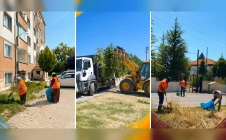 Kahramankazan’da Temizlik Ekipleri İlçe Genelinde Çevre Temizliği Çalışmalarını Sürdürüyor