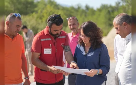 Menteşe Belediye Başkanı Gonca Köksal Aras: “Çiftlik ile Yerkesik arasındaki mesafe 7 kilometre kısaldı”