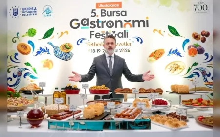 Bursa’da 5. Uluslararası Gastronomi Festivali “Fetheden Lezzetler” temasıyla kapılarını açıyor