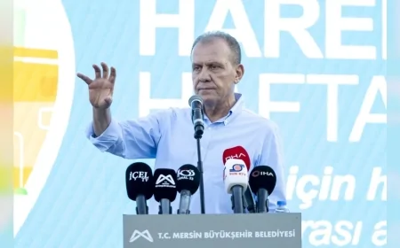 TBB Başkanı Vahap Seçer: “Çok yakın tarihte Mersinlileri raylı sistemle tanıştıracağız”