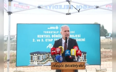 İnegöl Belediye Başkanı Alper Taban: “Turgutalp’te ikinci ve üçüncü etapların temelini atıyoruz”