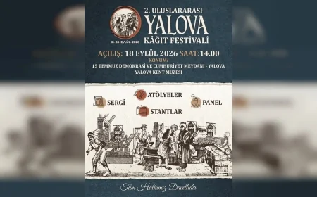 Yalova’nın 281 yıllık kâğıt mirası 2. Uluslararası Yalova Kâğıt Festivali ile yeniden hayat buluyor