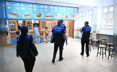 Altındağ Belediyesi okul kantinlerini denetledi: Son kullanma tarihi geçen gofretlere el konuldu