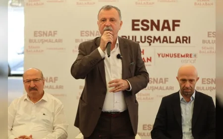 Yunusemre Belediye Başkanı Semih Balaban: “Esnaf toplumun aynasıdır”