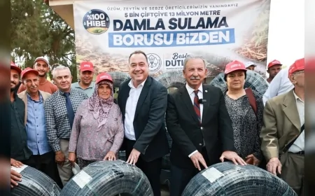 MANİSA BÜYÜKŞEHİR BELEDİYE BAŞKANI BESİM DUTLULU: “HEM ÜRETİCİMİZE DESTEK OLUYORUZ HEM SUYUMUZU KORUYORUZ”