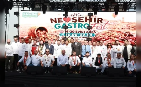 Nevşehir Gastro Fest, Kapadokya’nın gastronomi mirasını tanıtmak üzere coşkulu kortej yürüyüşüyle başladı
