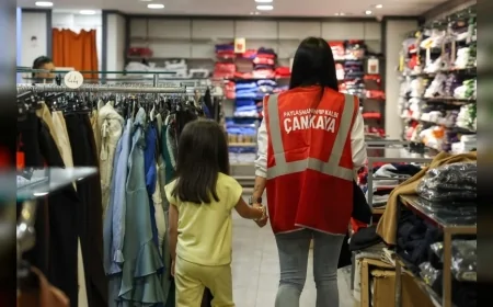 Çankaya Belediyesi’nden 600 Öğrenciye Yeni Eğitim Dönemi Öncesi Okul Forması Desteği
