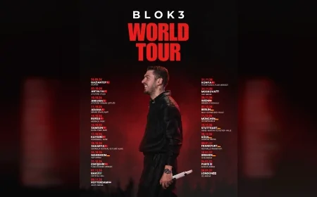 Blok3 World Tour kapsamında Türkiye ve Avrupa’da 22 konser verecek