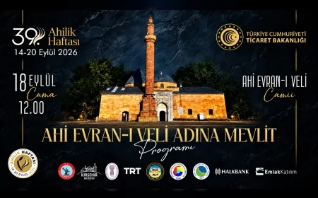 Ticaret Bakanlığı 39. Ahilik Haftası kapsamında Kırşehir’de dört ayrı etkinlik programını duyurdu