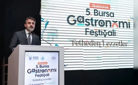 Bursa Büyükşehir Belediye Başkan Vekili Şahin Biba: “Bursa’nın gastronomide dünyaya sunacak çok değeri var”