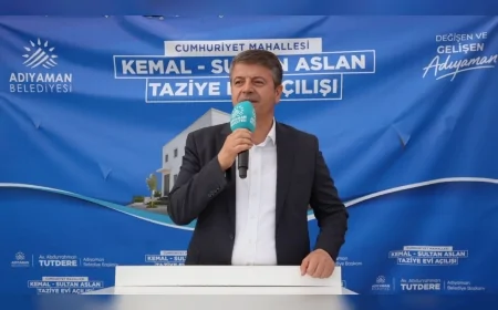 Adıyaman Belediye Başkanı Abdurrahman Tutdere: “Bu eser dayanışmanın vücut bulmuş hâlidir”