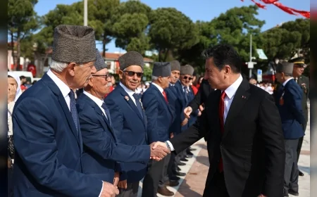 Muğla Büyükşehir Belediye Başkanı Ahmet Aras’tan 19 Eylül Gaziler Günü mesajı: “Gazilerimiz milletimizin gönlünde müstesna bir yer edinmiştir”