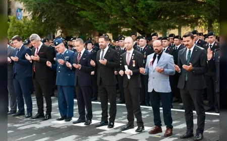 Nevşehir Şehitliği’nde 19 Eylül Gaziler Günü dolayısıyla anma töreni düzenlendi
