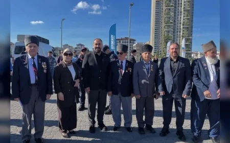 Yeniden Refah Partisi Çekmeköy İlçe Başkanı Alparslan Sivrikaya ve teşkilatından Gaziler Günü programına katılım