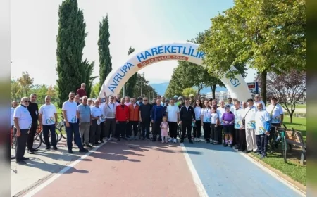 Bursa’da Avrupa Hareketlilik Haftası “Herkes İçin Adım Adım Hareketlilik” programıyla başladı
