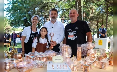 Bursa’nın asırlık el sanatları ve unutulmaya yüz tutmuş meslekleri Gastronomi Festivali’nde yeniden canlandı