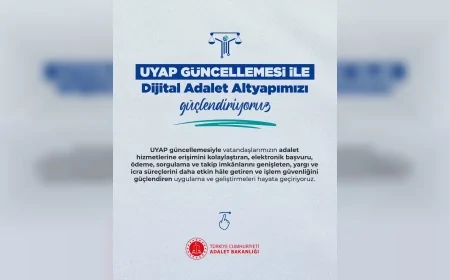 Adalet Bakanı Akın Gürlek: “UYAP’ın güçlü teknolojik altyapısını geliştirmeye devam ediyoruz”