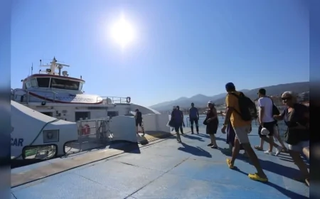 İZDENİZ’in Urla ve Mordoğan yaz seferlerinde yolcu sayısı 28 bin 436’ya ulaştı