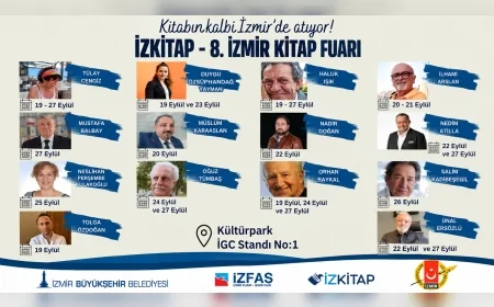 İzmir Gazeteciler Cemiyeti’nin gazeteci-yazar üyeleri İZKİTAP’ta okurlarıyla buluşuyor