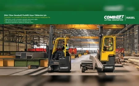 HASEL MetalExpo’da dört yöne hareket eden Combilift ile uzun yük taşımacılığı çözümlerini tanıttı