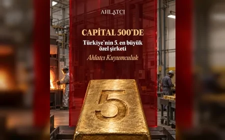 Ahlatcı Kuyumculuk, Capital 500 araştırmasında Türkiye’nin en büyük 5’inci özel şirketi oldu