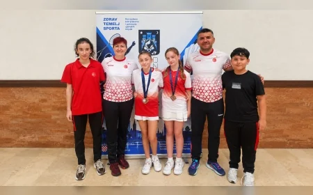 Manisalı badmintoncular Hırvatistan’daki uluslararası turnuvadan 2 bronz madalyayla döndü