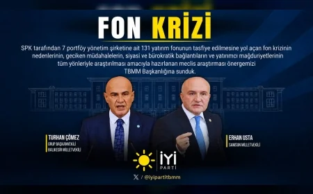 İYİ Parti Grup Başkanvekili Turhan Çömez: “Fon krizinin araştırılması için Meclis Araştırması önergemizi sunduk”
