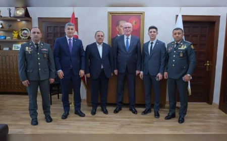 Odunpazarı Belediye Başkanı Kazım Kurt Azerbaycan heyetini ağırladı, yerel yönetimlerde iş birliği görüşüldü