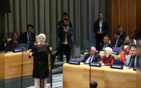 Cumhurbaşkanı Erdoğan’ın eşi Emine Erdoğan: “New York’taki ikinci günümüzde yoğun bir gündemi geride bıraktık”