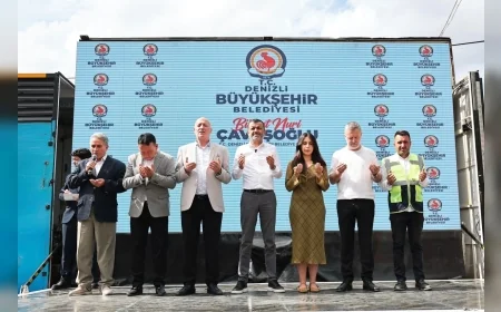 Denizli Büyükşehir Belediye Başkanı Bülent Nuri Çavuşoğlu: “Göveçlik’ten Babadağ’a ulaştırdık”