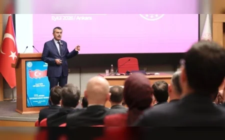 MİLLÎ EĞİTİM BAKANI YUSUF TEKİN: “KAMUOYUNUN SİZDEN BEKLENTİSİ ÇOK YÜKSEK”