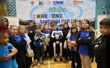 Canik'te “2 Nehir, 1 Deniz: Samsun'da Mavi Vatan” Bilim Şenliği 36 Atölyeyle Ziyaretçilerini Ağırlıyor!