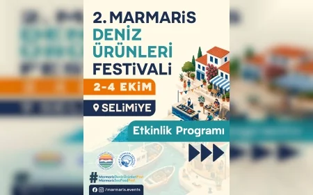 Selimiye’de 2. Marmaris Deniz Ürünleri Festivali deniz, gastronomi, müzik ve kültür etkinlikleriyle 3 gün sürecek