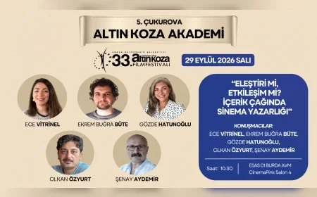 Adana Altın Koza’da genç sinemacılar için Akademi zamanı: 200’e yakın öğrenci sektör profesyonelleriyle buluşacak